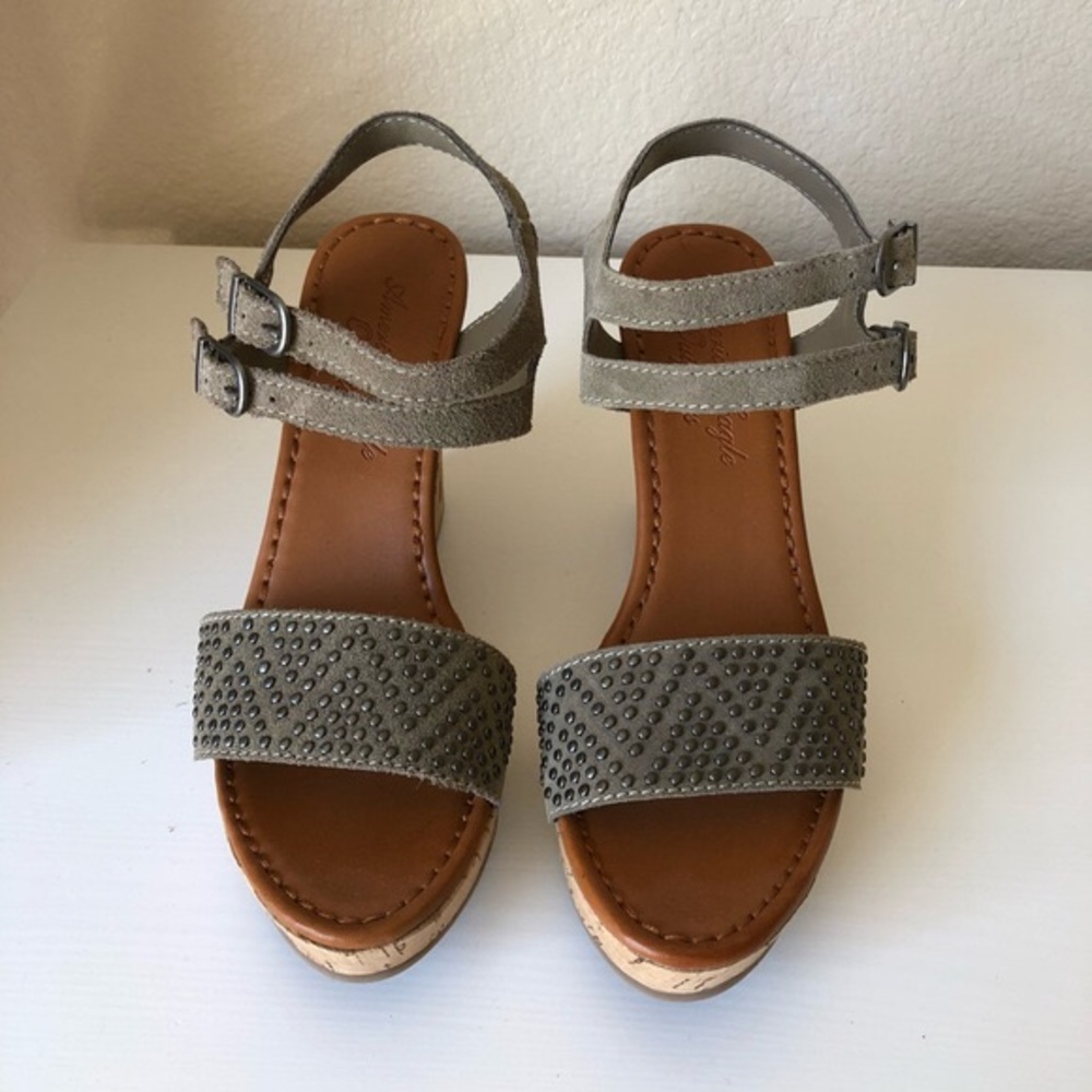 American Eagle Outfitters Studded Wedges